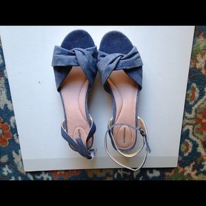 Lands' End ankle strap sandal